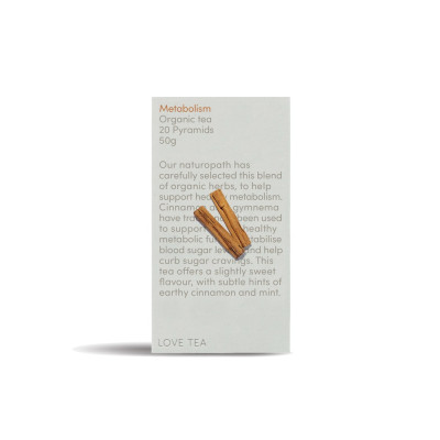 Organic Metabolism Pyramid Tea Bags (20) by LOVE TEA