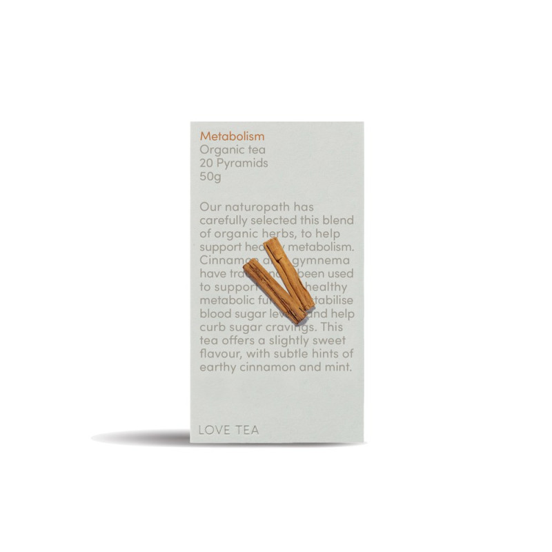 Organic Metabolism Pyramid Tea Bags (20) by LOVE TEA