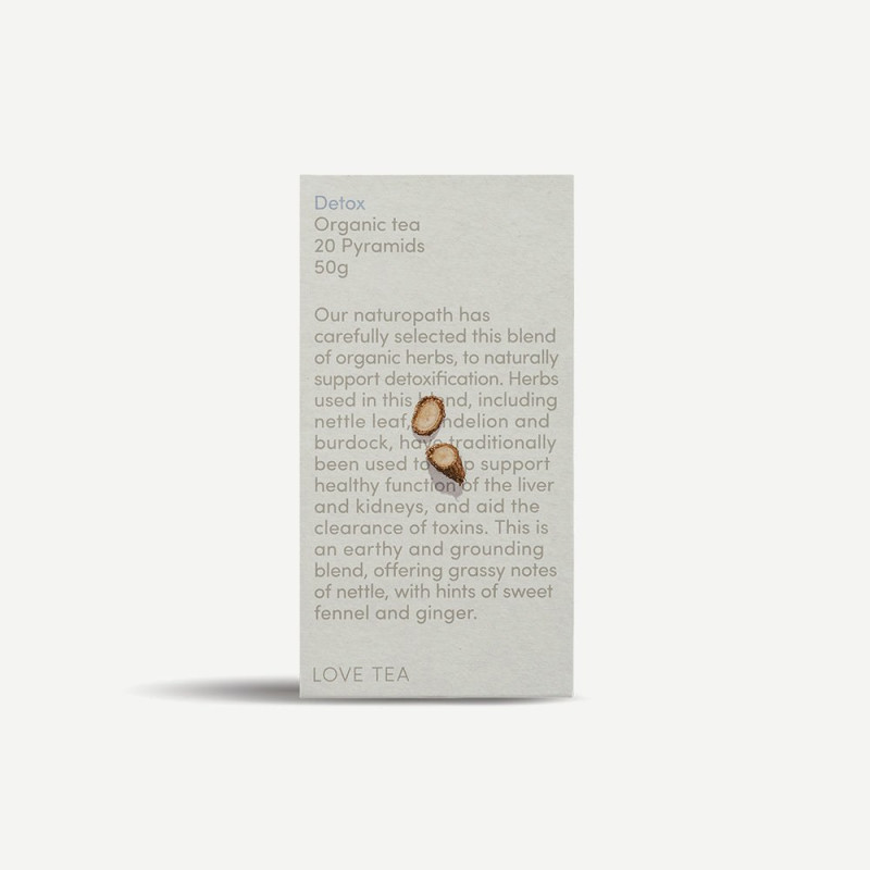 Organic Detox Pyramid Tea Bags (20) by LOVE TEA