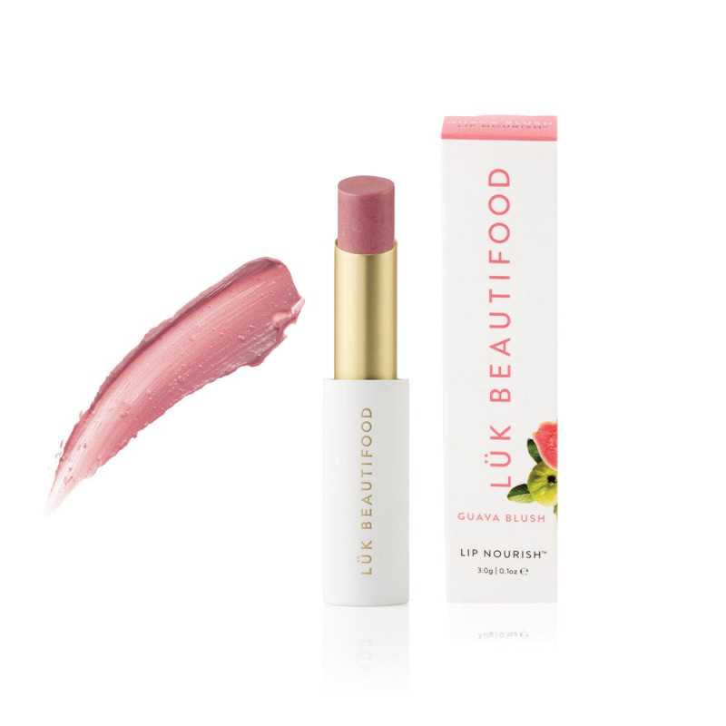 Lip Nourish Sheer Lipstick Guava Blush by LUK BEAUTIFOOD Lip Nourish Sheer Lipstick Guava Blush by LUK BEAUTIFOOD