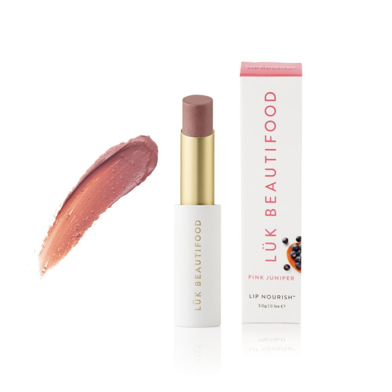 Lip Nourish Sheer Lipstick Pink Juniper by LUK BEAUTIFOOD Lip Nourish Sheer Lipstick Pink Juniper by LUK BEAUTIFOOD