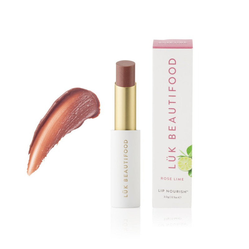 Lip Nourish Sheer Lipstick Rose Lime by LUK BEAUTIFOOD
