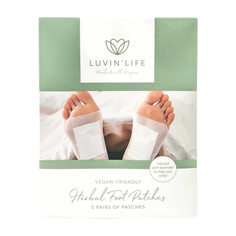 Herbal Foot Patches - Lavender (5 Pairs) by LUVIN LIFE Herbal Foot Patches - Lavender (5 Pairs) by LUVIN LIFE