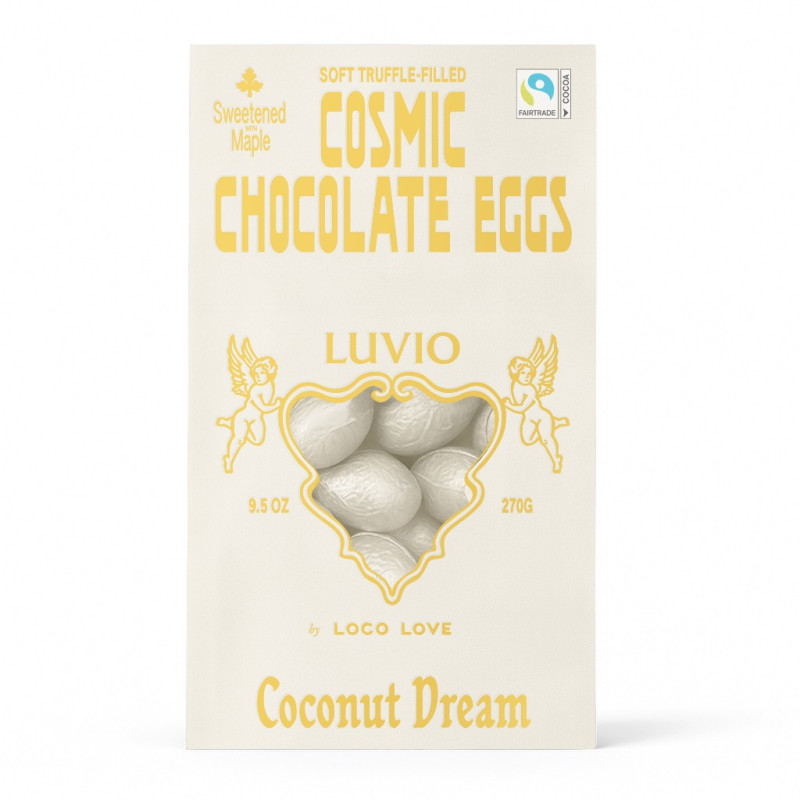 Cosmic Chocolate Eggs Coconut Dream 270g by LUVIO