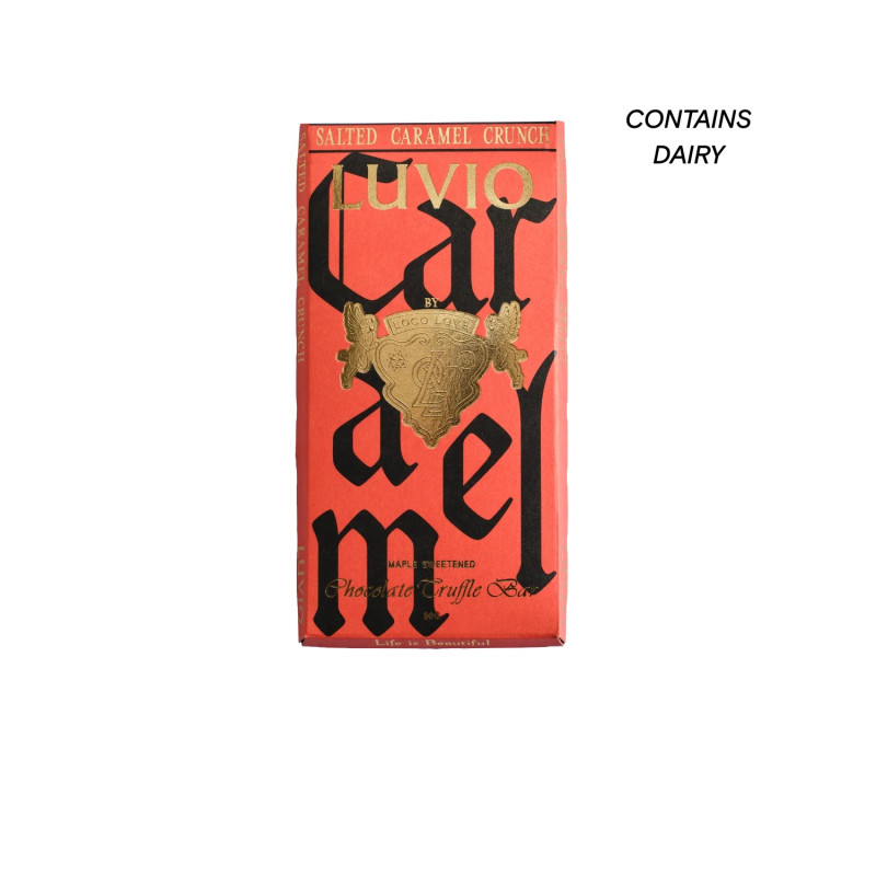 Salted Caramel & Caramel Pieces 90g by LUVIO