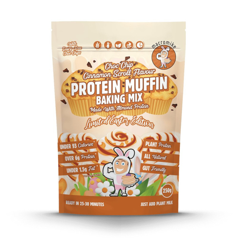 Donut Baking Mix - Almond Protein Golden Gaytime Choc Chip 250g by MACRO MIKE Donut Baking Mix - Almond Protein Golden Gaytime Choc Chip 250g by MACRO MIKE