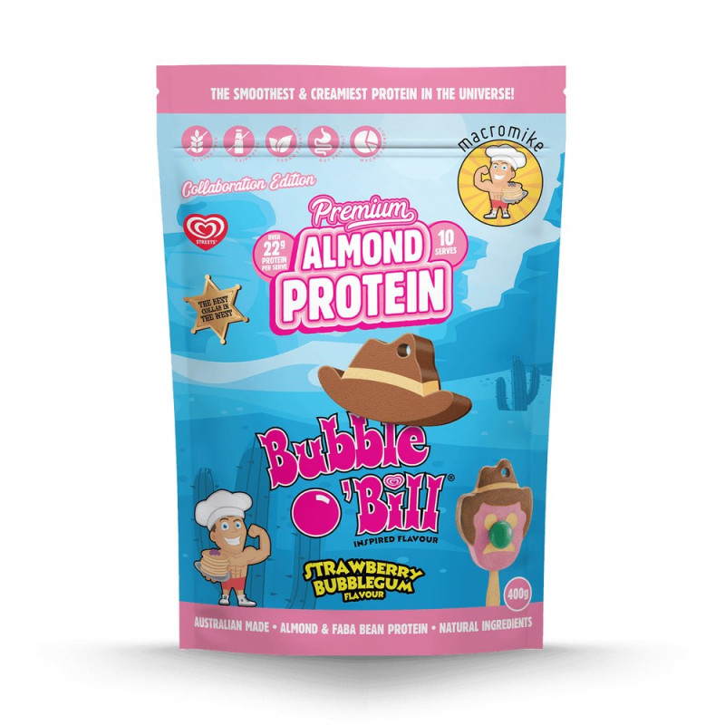 Premium Almond Protein - Bubble O'Bill 400g by MACRO MIKE