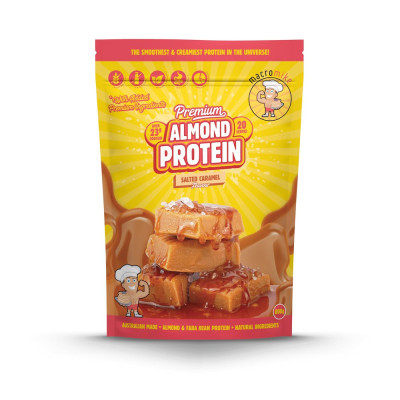 Premium Almond Protein - Salted Caramel 800g by MACRO MIKE