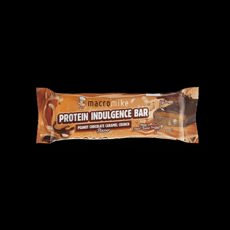 Protein Indulgence Bar Peanut Chocolate Caramel 60g by MACRO MIKE Protein Indulgence Bar Peanut Chocolate Caramel 60g by MACRO MIKE