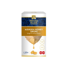 Manuka Honey Drops Ginger & Lemon (15) by MANUKA HEALTH