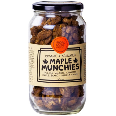 Organic & Activated Maple Munchies 420g by MINDFUL FOODS