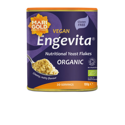 Organic Nutritional Yeast Flakes 100g by MARIGOLD