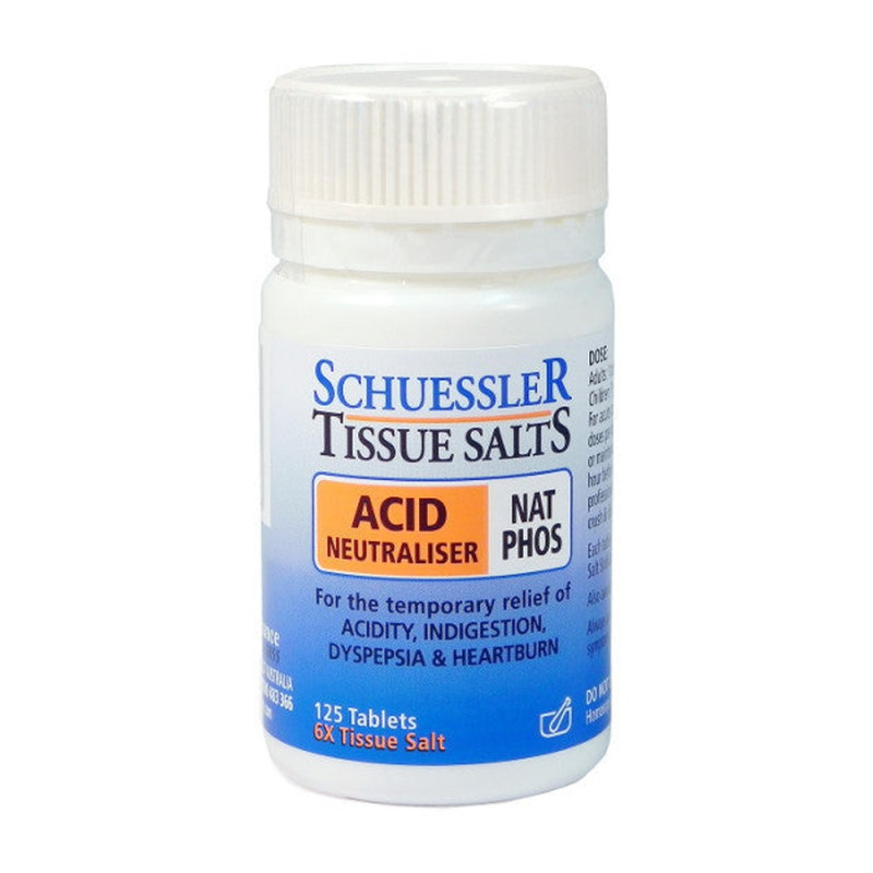 Tissue Salts Acid Neutraliser (Nat Phos) Tablets (125) by MARTIN & PLEASANCE Tissue Salts Acid Neutraliser (Nat Phos) Tablets (125) by MARTIN & PLEASANCE