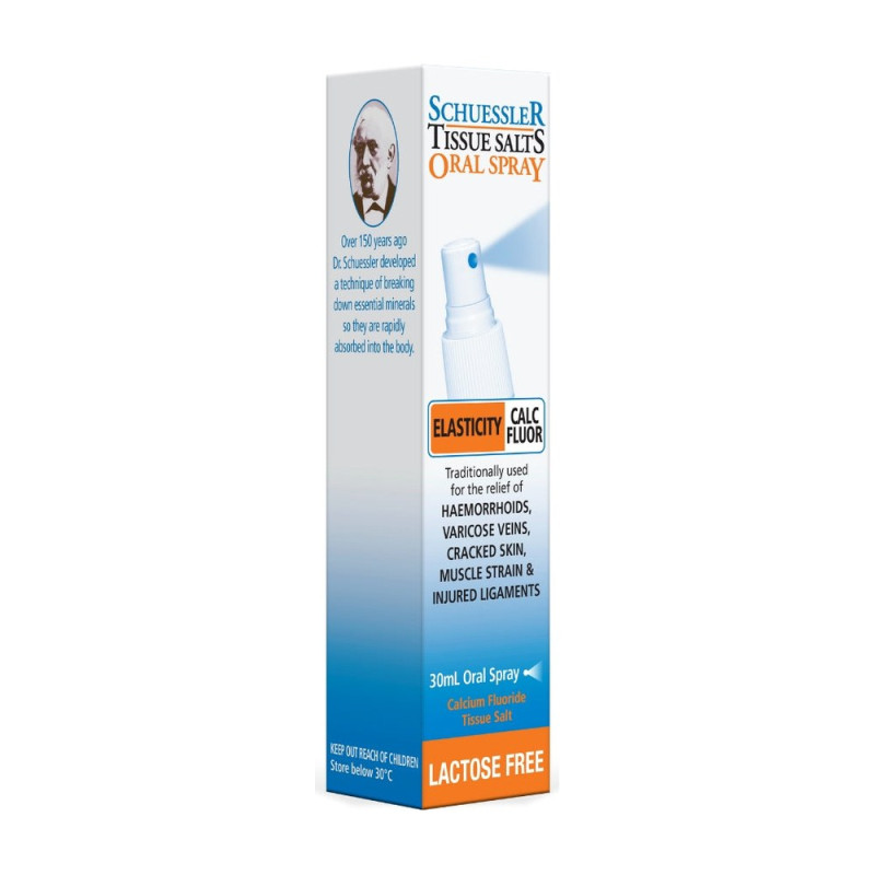 Tissue Salts Elasticity (Calc Fluor) Oral Spray 30ml by MARTIN & PLEASANCE Tissue Salts Elasticity (Calc Fluor) Oral Spray 30ml by MARTIN & PLEASANCE