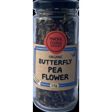 Organic Butterfly Pea Flower 25g by MINDFUL FOODS
