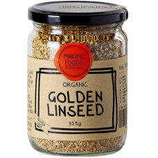 Organic Golden Linseed (Flaxseed) 350g by MINDFUL FOODS
