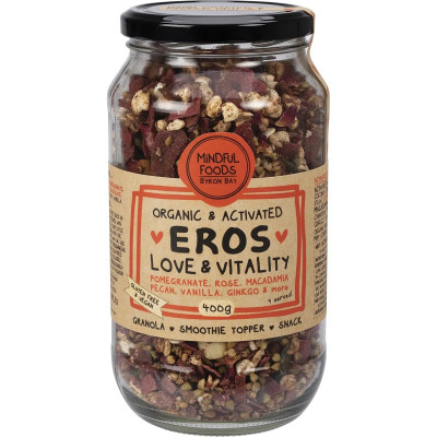 Eros Love & Vitality Granola 400g by MINDFUL FOODS
