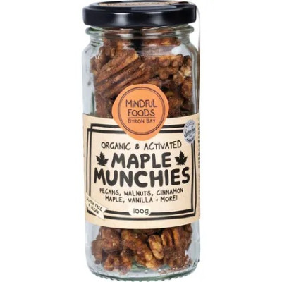 Organic & Activated Maple Munchies 100g by MINDFUL FOODS