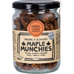 Organic & Activated Maple Munchies 220g by MINDFUL FOODS