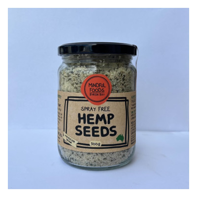 Spray Free Hemp Seeds 300g by MINDFUL FOODS
