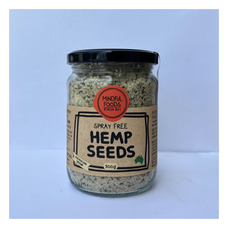 Spray Free Hemp Seeds 300g by MINDFUL FOODS Spray Free Hemp Seeds 300g by MINDFUL FOODS