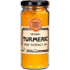 Organic Turmeric 150g by MINDFUL FOODS