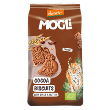 Organic Cocoa Biscuits 125g by MOGLI