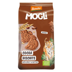 Organic Cocoa Biscuits 125g by MOGLI