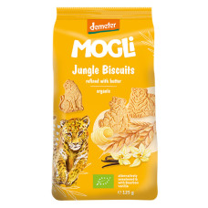 Organic Jungle Biscuits 125g by MOGLI