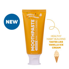 Kids Mooth Paste Fluoride Free Vanilla Ice Cream 100g by MOOGOO