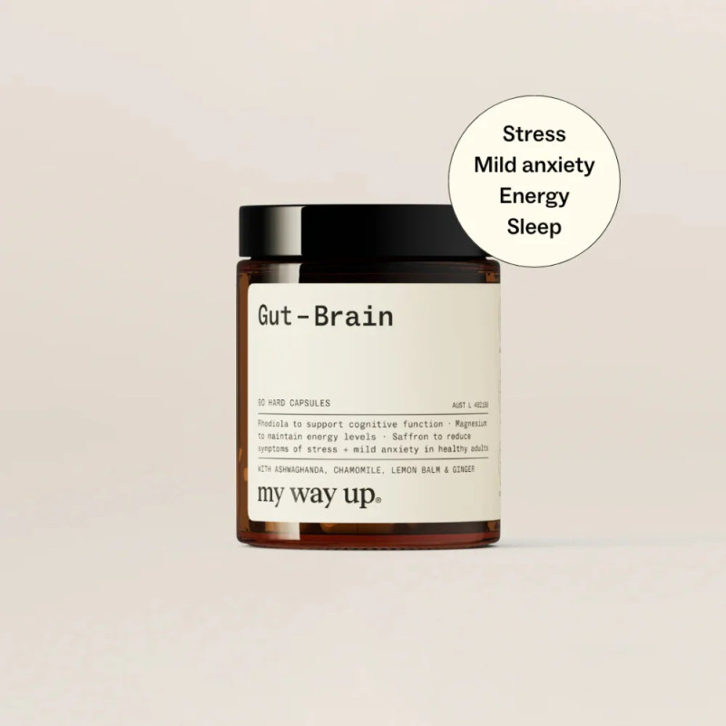 Gut - Brain Capsules (90) by MY WAY UP