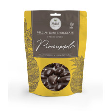 Belgian Dark Chocolate Freeze Dried Pineapple 100g by NAKED CHOCOLATE CO