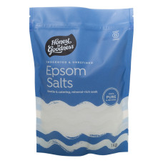 Epsom Salts (Magnesium Sulphate) 1kg by HONEST TO GOODNESS