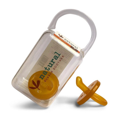 Orthodontic Large Soother (2 Pack) by NATURAL RUBBER SOOTHERS