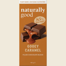 Filled Chocolate Block Gooey Caramel 100g by NATURALLY GOOD