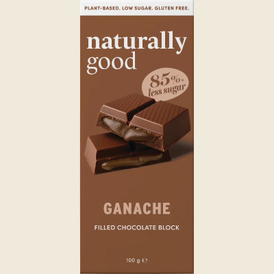 Filled Chocolate Block Ganache 100g by NATURALLY GOOD