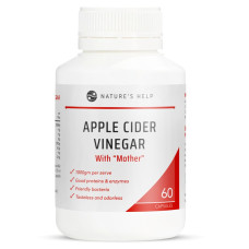 Apple Cider Vinegar Capsules (60) by NATURE'S HELP