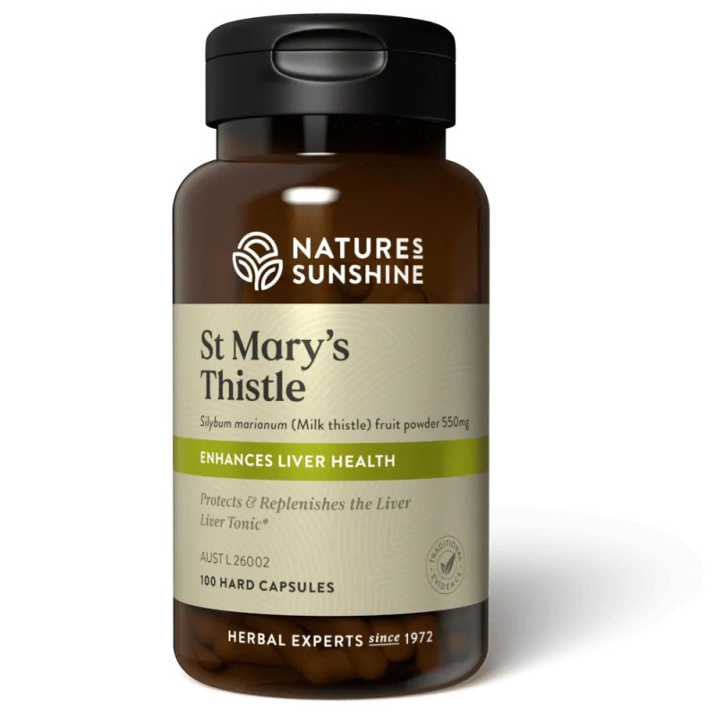 St. Mary's Thistle Capsules (100) by NATURE'S SUNSHINE St. Mary's Thistle Capsules (100) by NATURE'S SUNSHINE