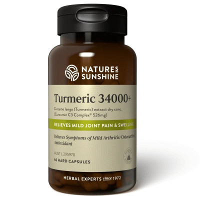 Turmeric 34000+ Capsules (60) by NATURE'S SUNSHINE
