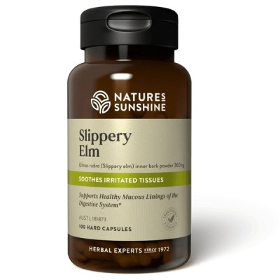 Slippery Elm Capsules (100) by NATURE'S SUNSHINE