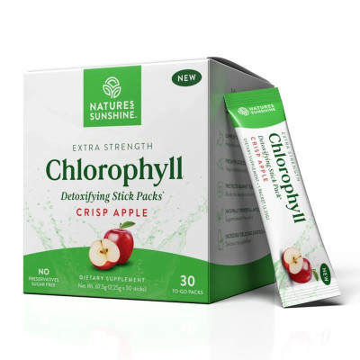 Extra Strength Chlorophyll Sticks (30) Crisp Apple by NATURE'S SUNSHINE