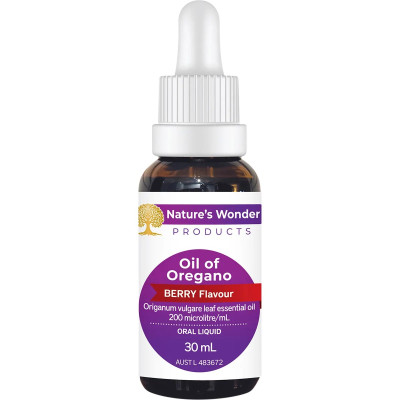 Oil of Oregano - Berry Flavour 30ml by CAYENNE NATURE'S WONDER