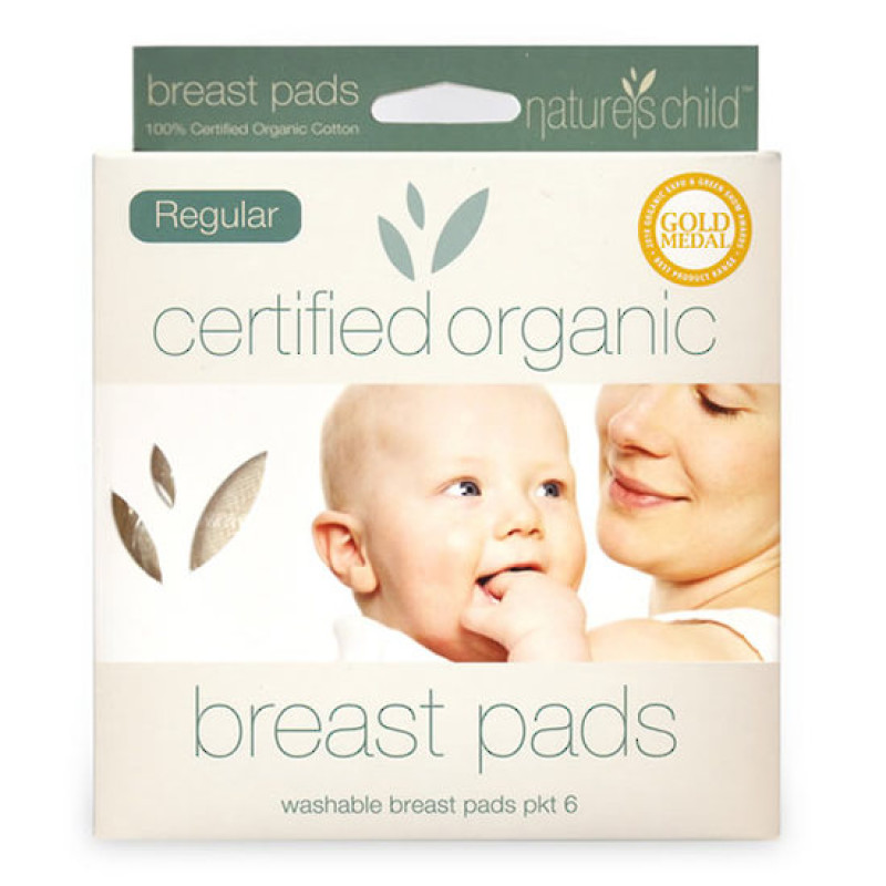 Breast Pads Washable (6 Pack - Regular) by NATURE'S CHILD