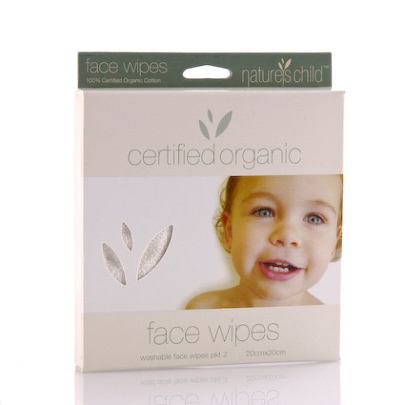 Washable Face Wipes (2 Pack) by NATURE'S CHILD