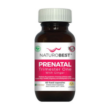 Prenatal Trimester One with Ginger Capsules (60) by NATUROBEST