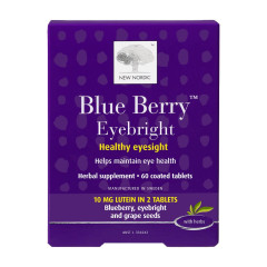 Blue Berry Eyebright Tablets (60) by NEW NORDIC