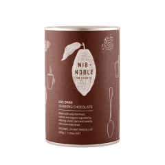 Organic Drinking Chocolate - 65% Dark 200g by NIB & NOBLE