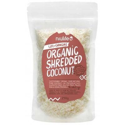 Organic Shredded Coconut 250g by NIULIFE