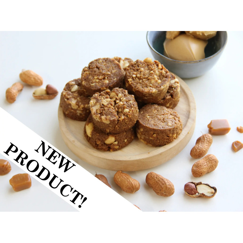 Keto Peanut & Salted Caramel Cookie Bites 170g by NO GRAINER