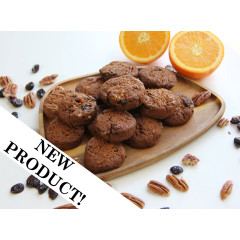 Cookie Bites - Cranberry, Pecan & Orange 170g by NO GRAINER